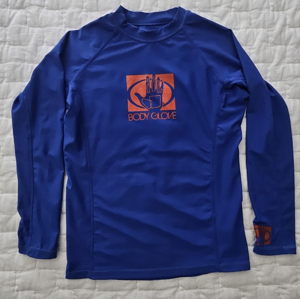 Kids Body Glove Swim Shirt/Rashguard Blue Size 12